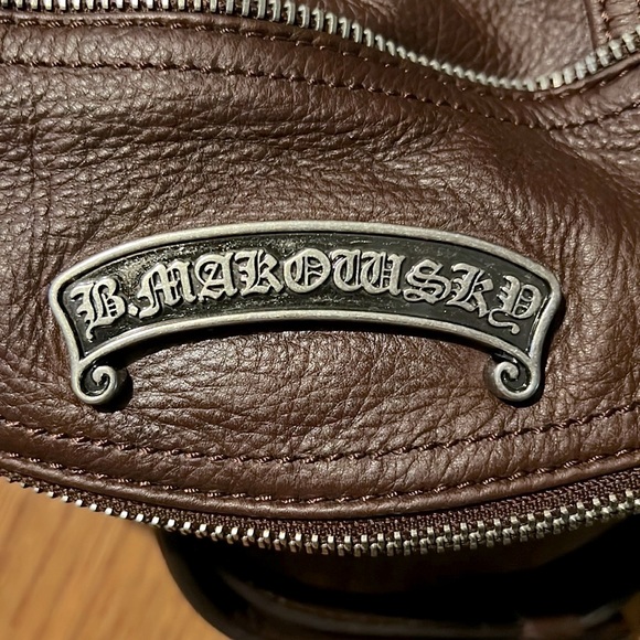 b. Makowsky Leather shoulder bag / NWOT ABSOLUTELY BEAUTIFUL BAG - Picture 2 of 7